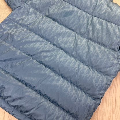 Dior Men’s Baby Blue Zip-up Oblique Down Jacket - 46