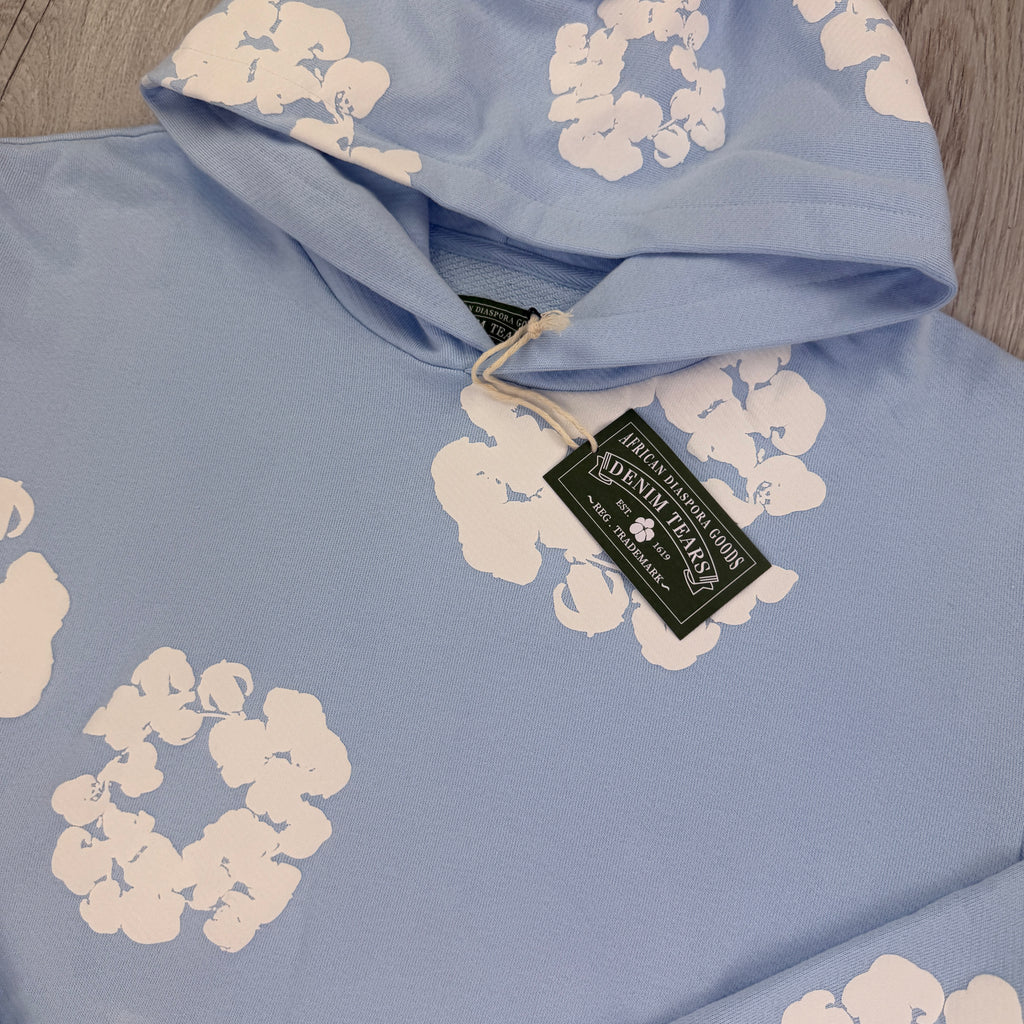 Denim Tears Baby Blue Pullover Hoodie