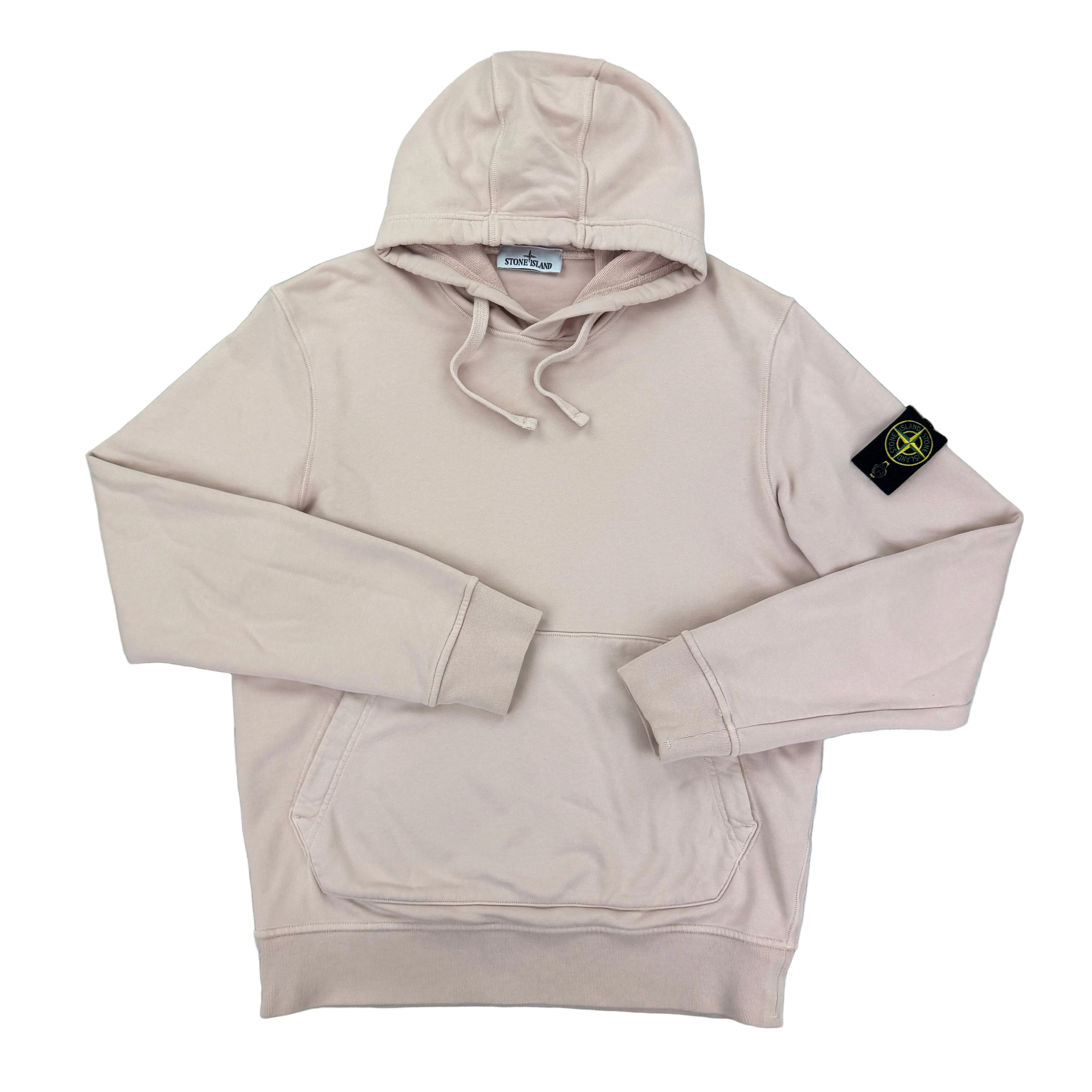 Stone Island Men’s Salmon Pullover Hoodie - Large