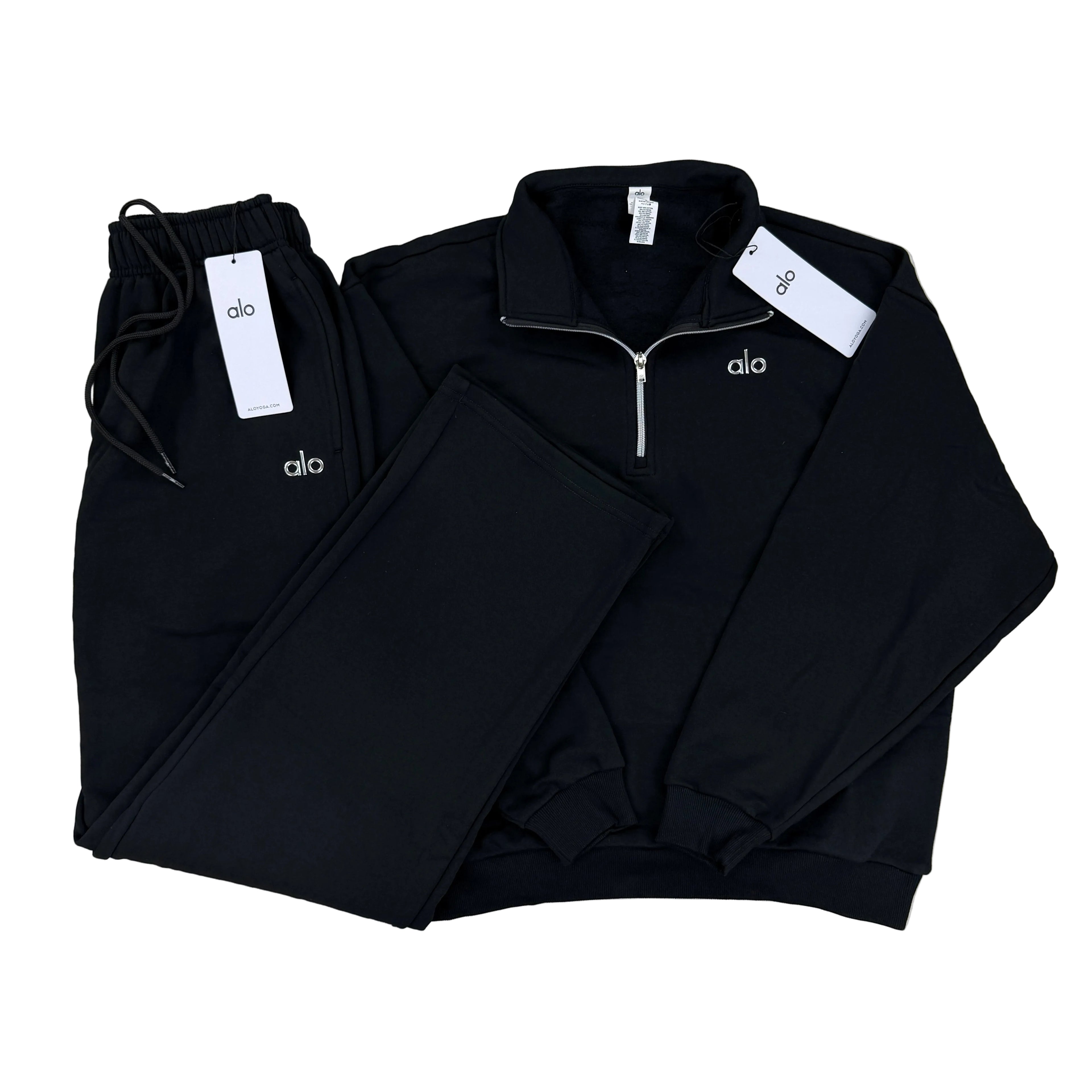 Alo Men’s Black Full Tracksuit