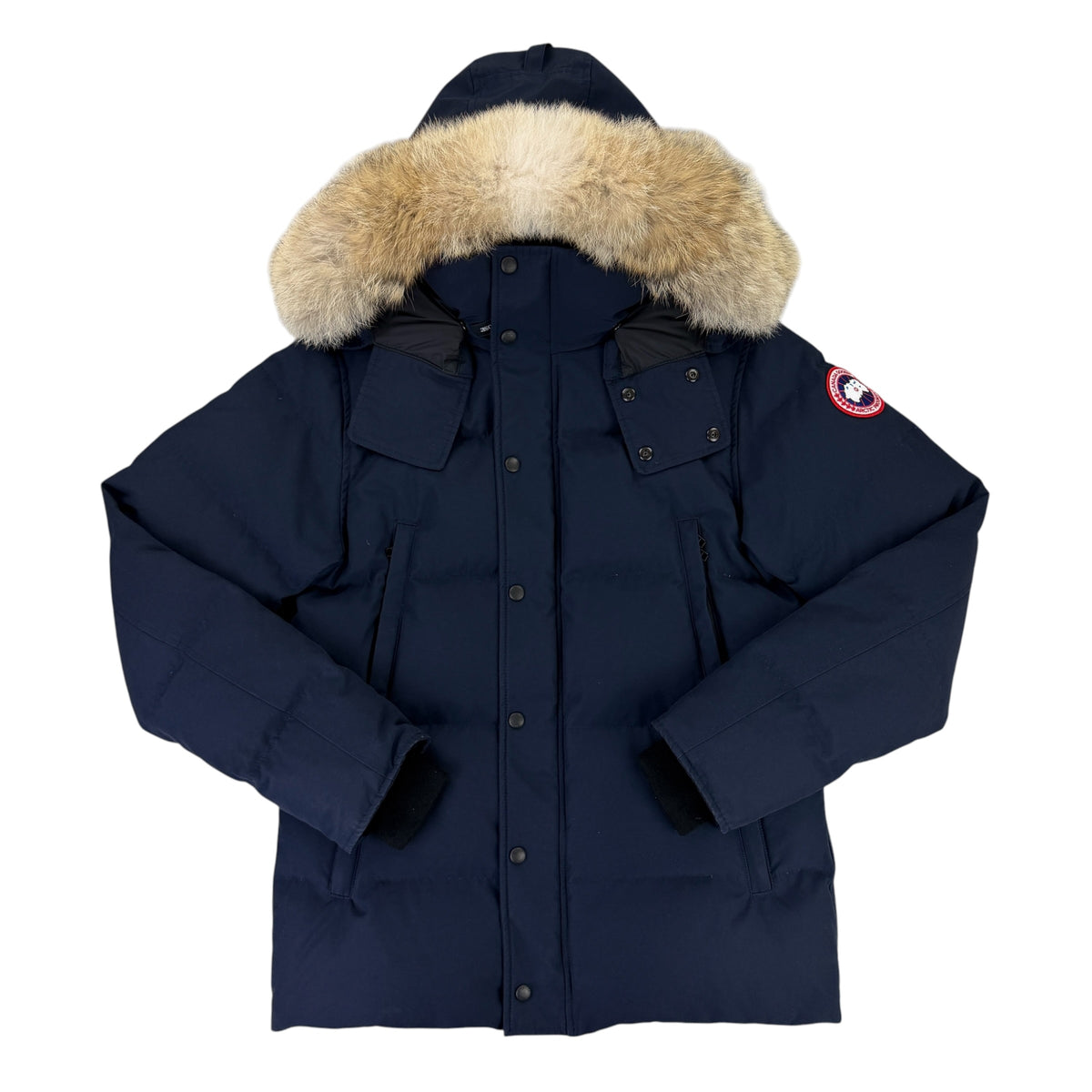 Canada Goose Men’s Wyndham Navy Parker Jacket - Medium