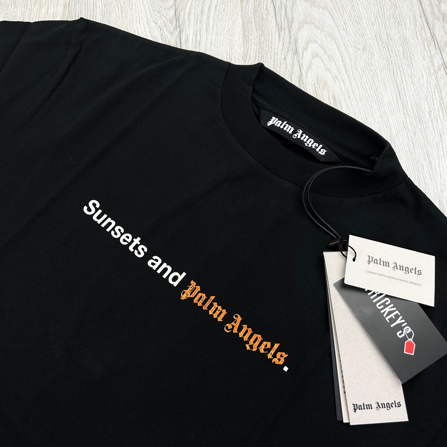 Palm Angels ‘Sunset & Palm Angels’ Black T-shirt