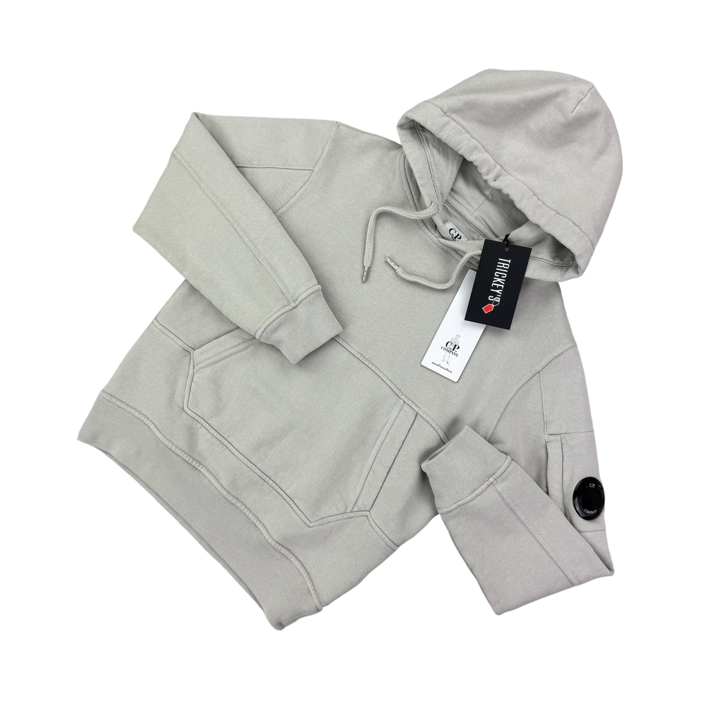 Cp Company Kids Grey Hoodie - Aged 8