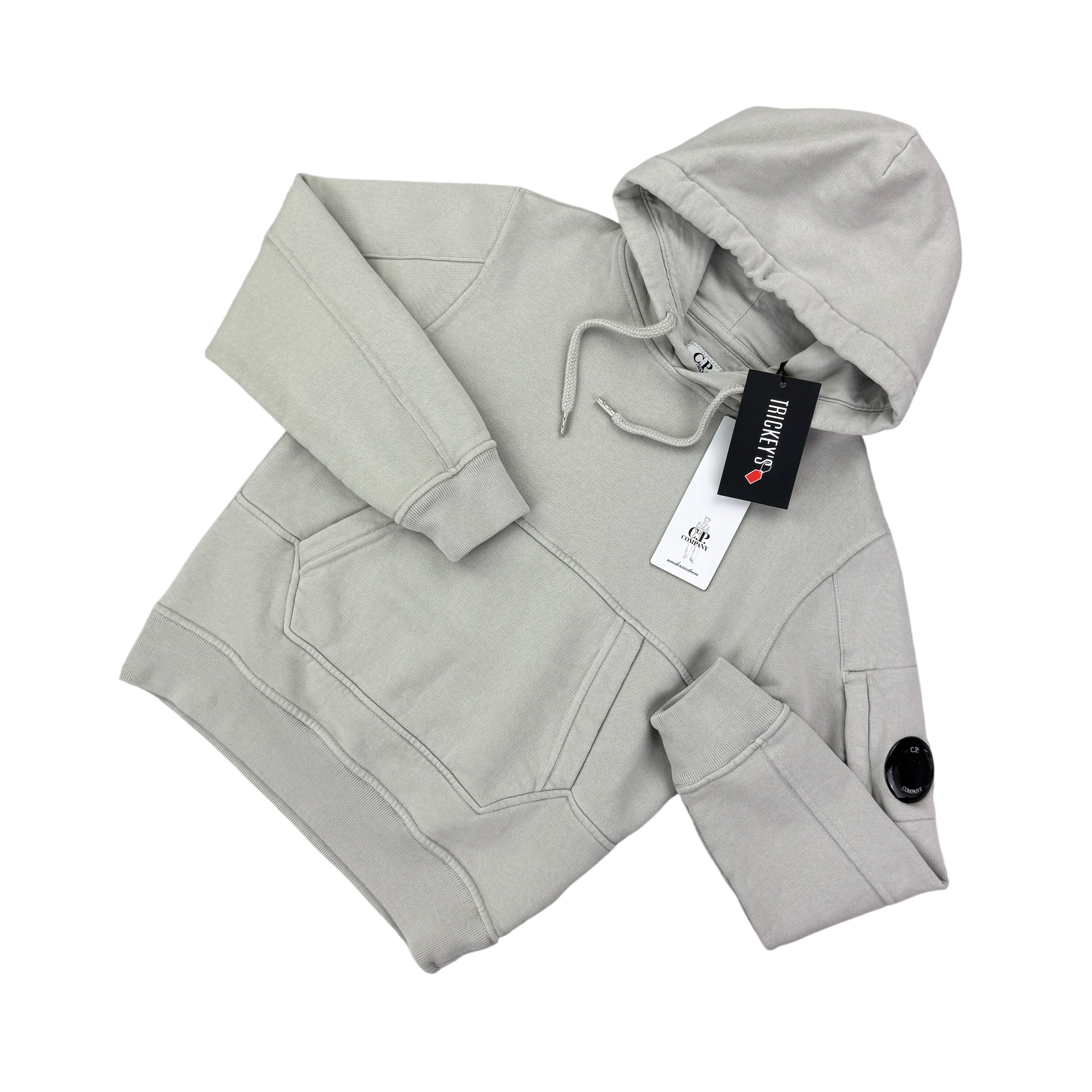 Cp Company Kids Grey Hoodie - Aged 8