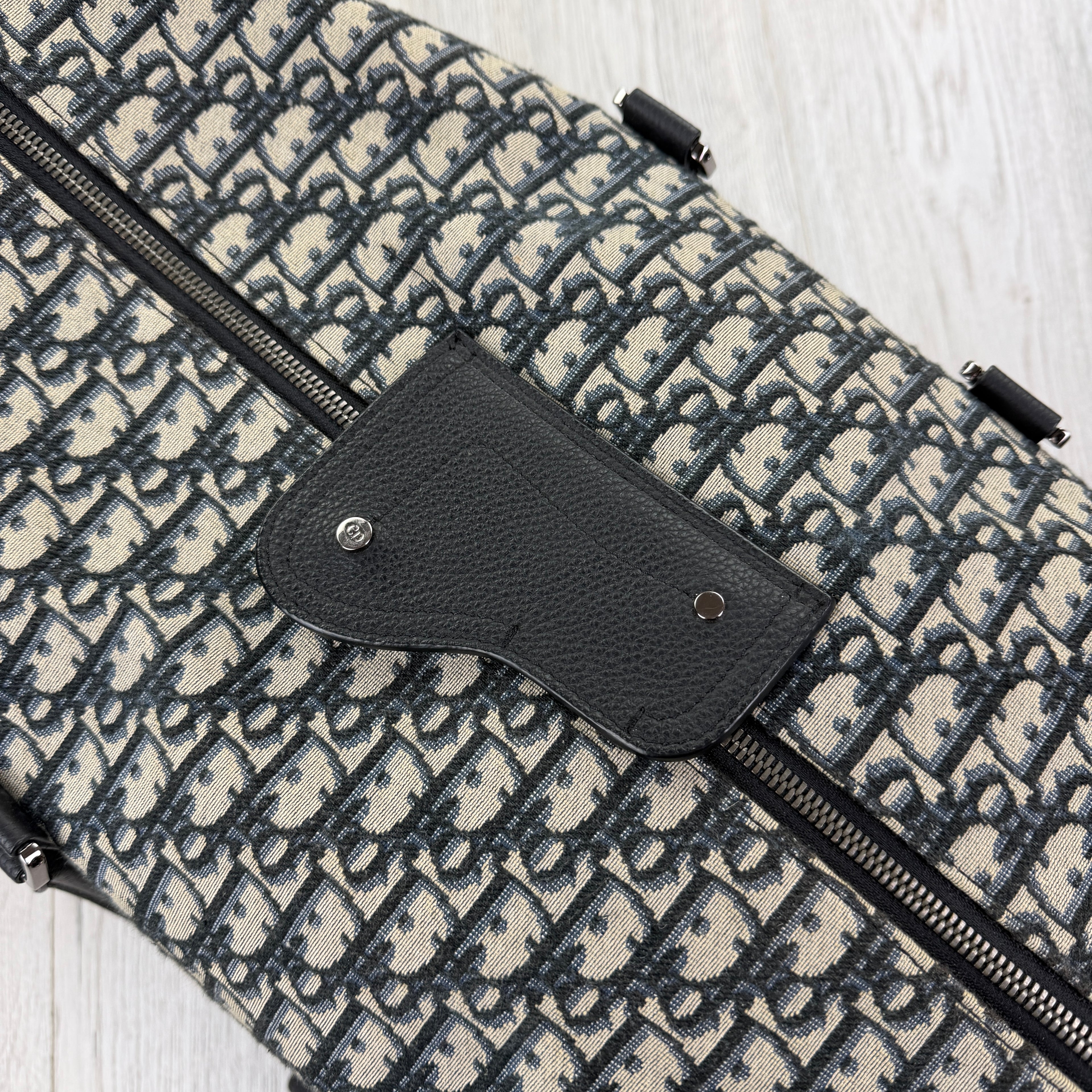 Dior Oblique Jacquard Lingo 50 Boston Bag Travel Bag