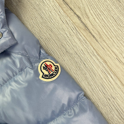 Moncler Men’s Cuvellier Baby Blue Zip-up Down Jacket - Size 3