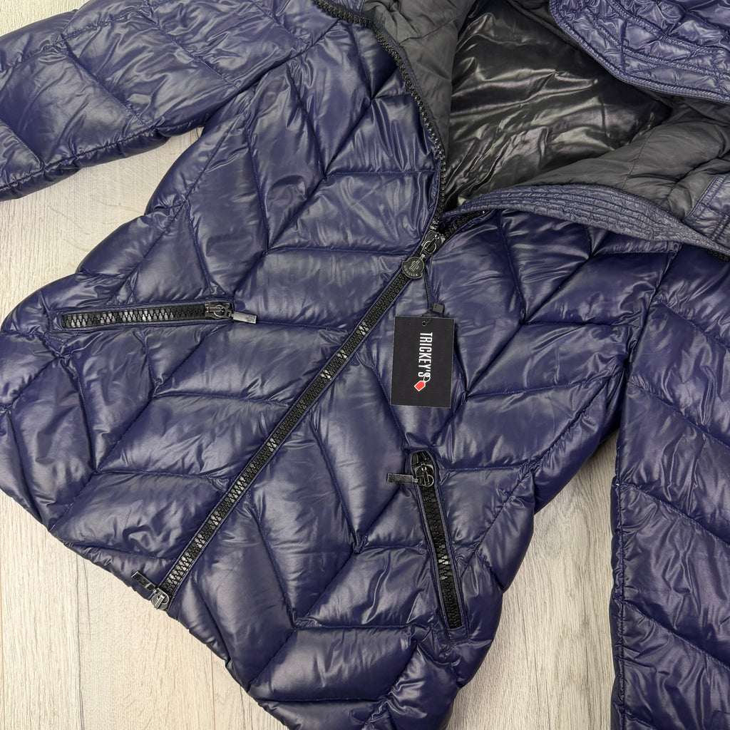 Moncler Women’s Badete Navy Zip-up Jacket - Size 4