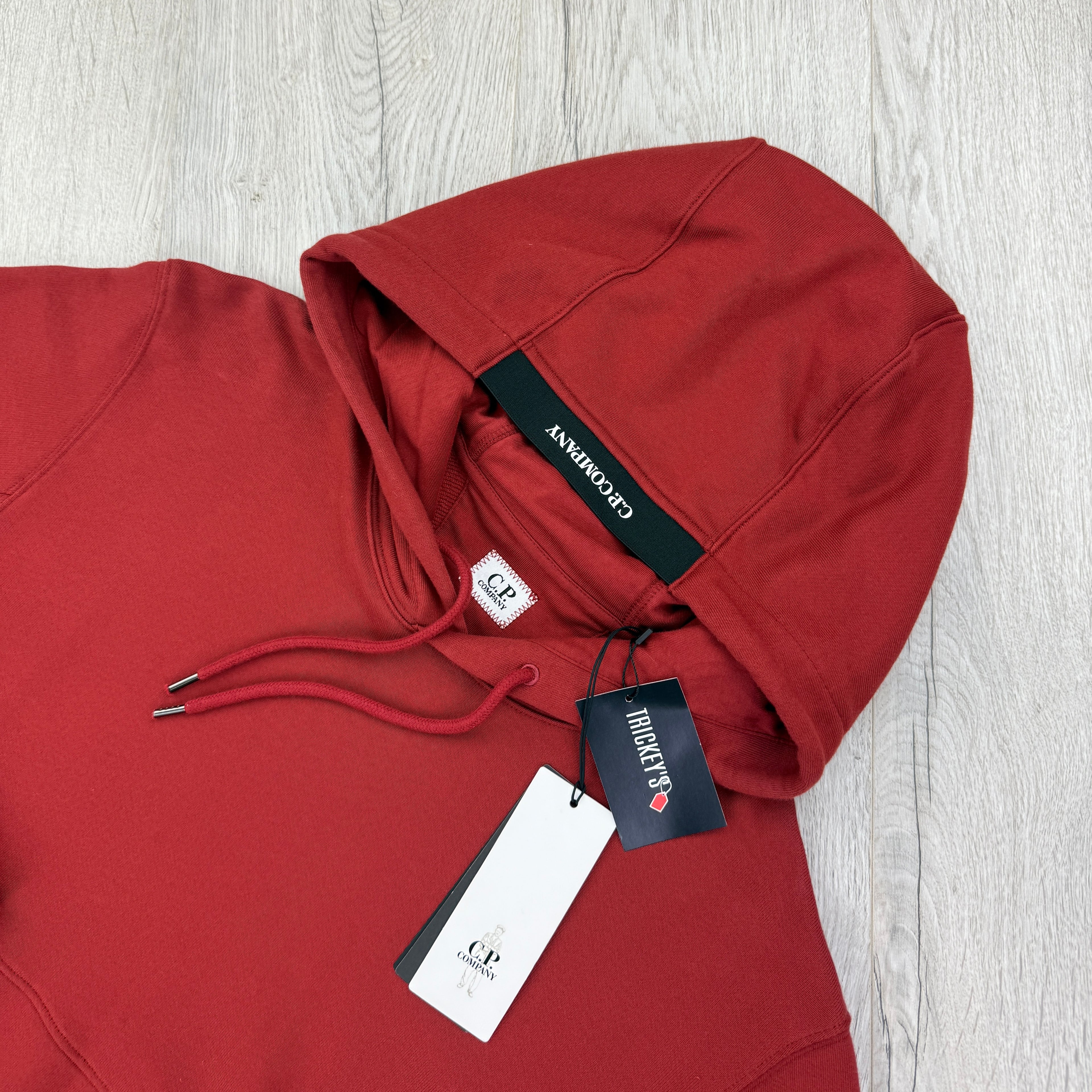Cp Company Men’s Burgundy  Pullover Hoodie - XL