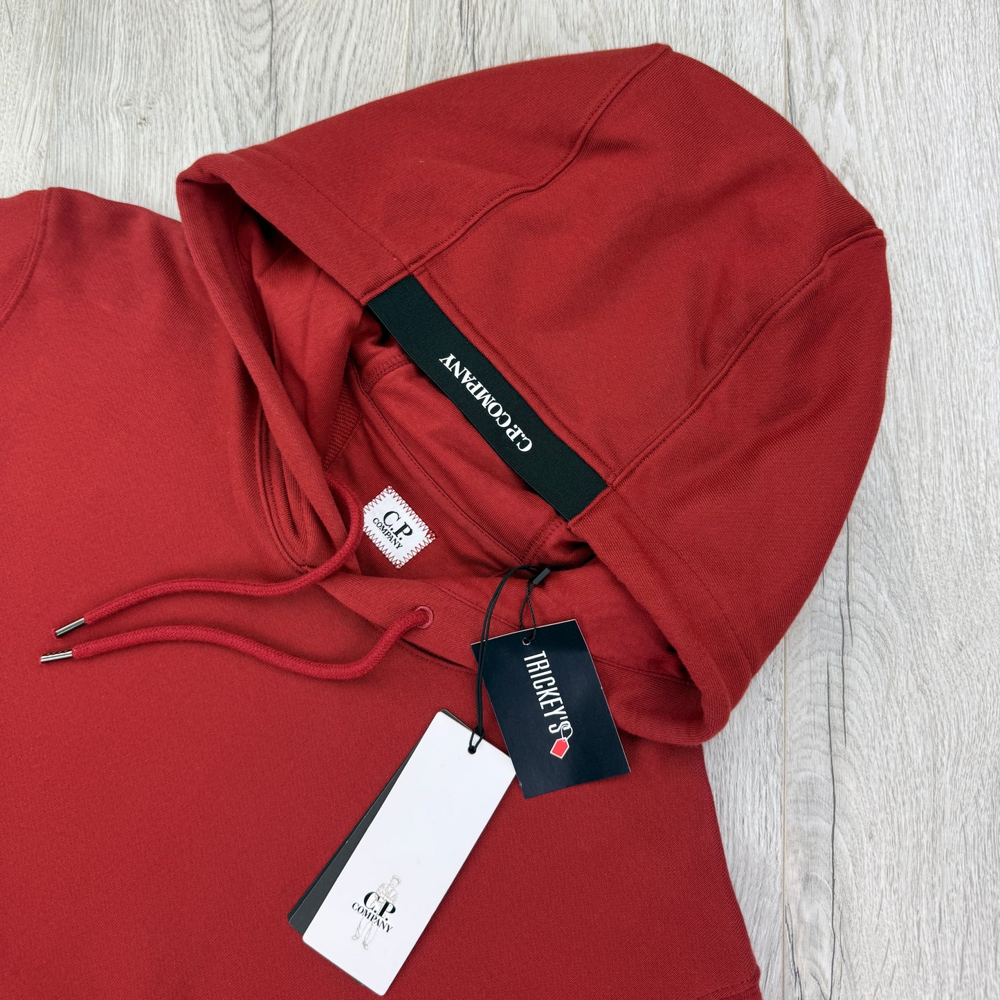 Cp Company Men’s Burgundy  Pullover Hoodie - XL