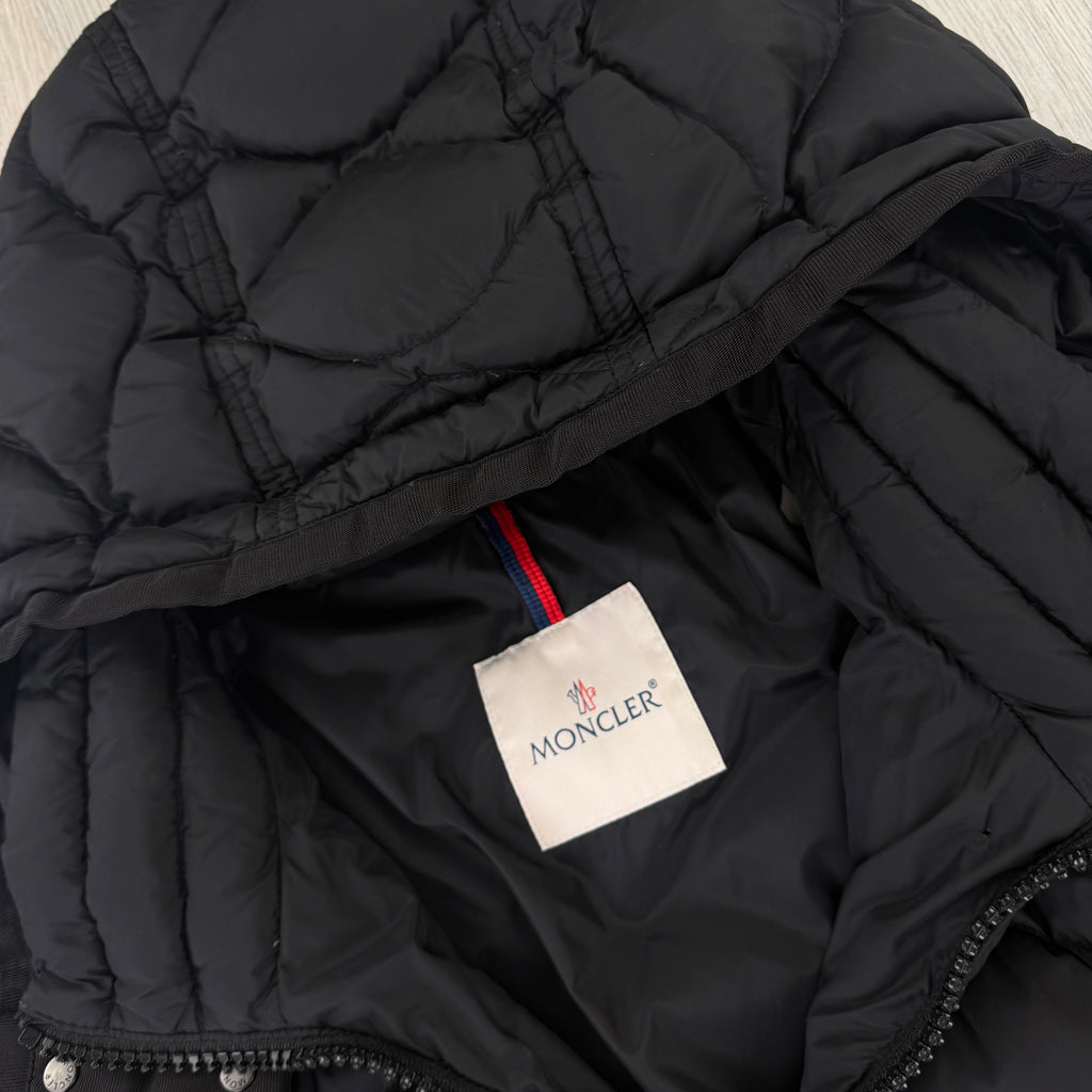 Moncler Men’s Morandieres Giubbotto Black Puffer Jacket - Size 5