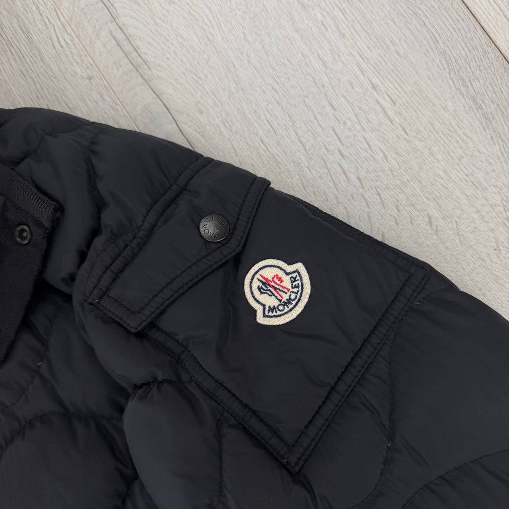 Moncler Men’s Morandieres Giubbotto Black Puffer Jacket - Size 5
