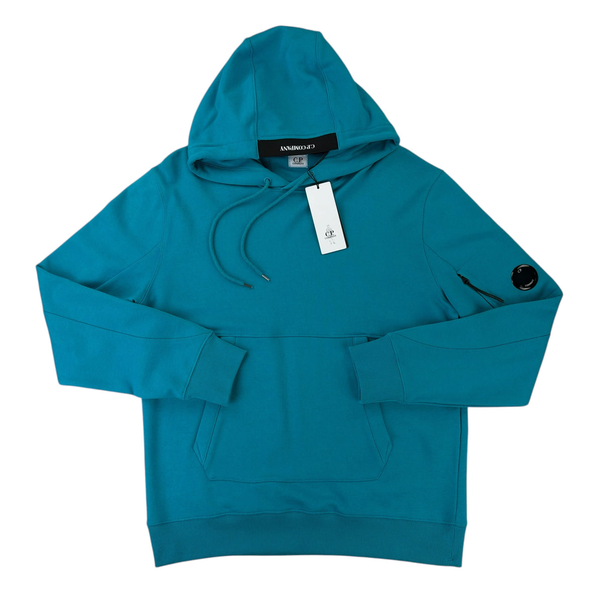 Cp Company Men’s Turquoise Pullover Hoodie - XL