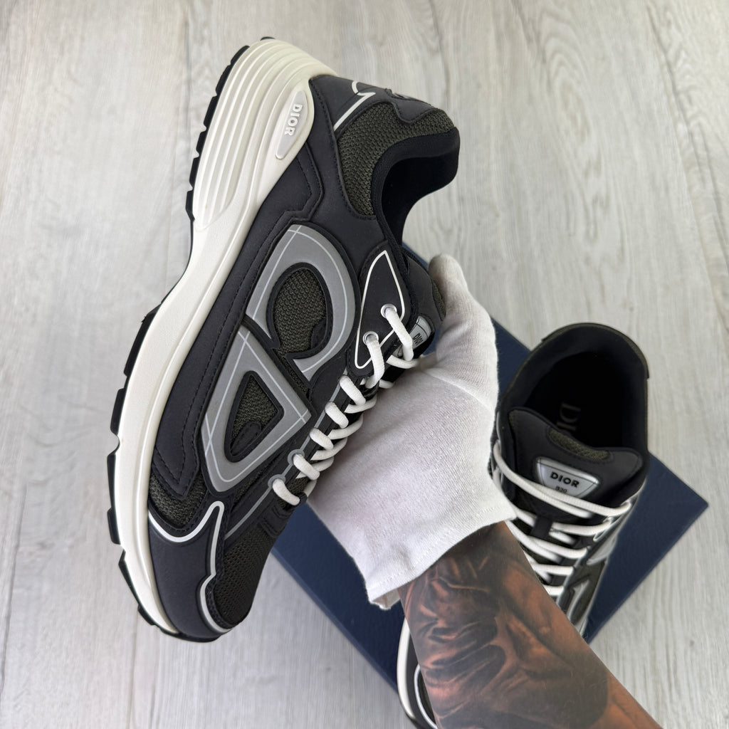 Dior B30 Men’s Khaki CD Mesh Trainers - 43 (Fit Uk 9)