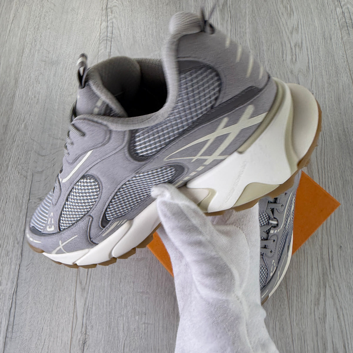 Louis Vuitton Men’s Grey Tactical Trainers - Uk 6 (Fit 7)