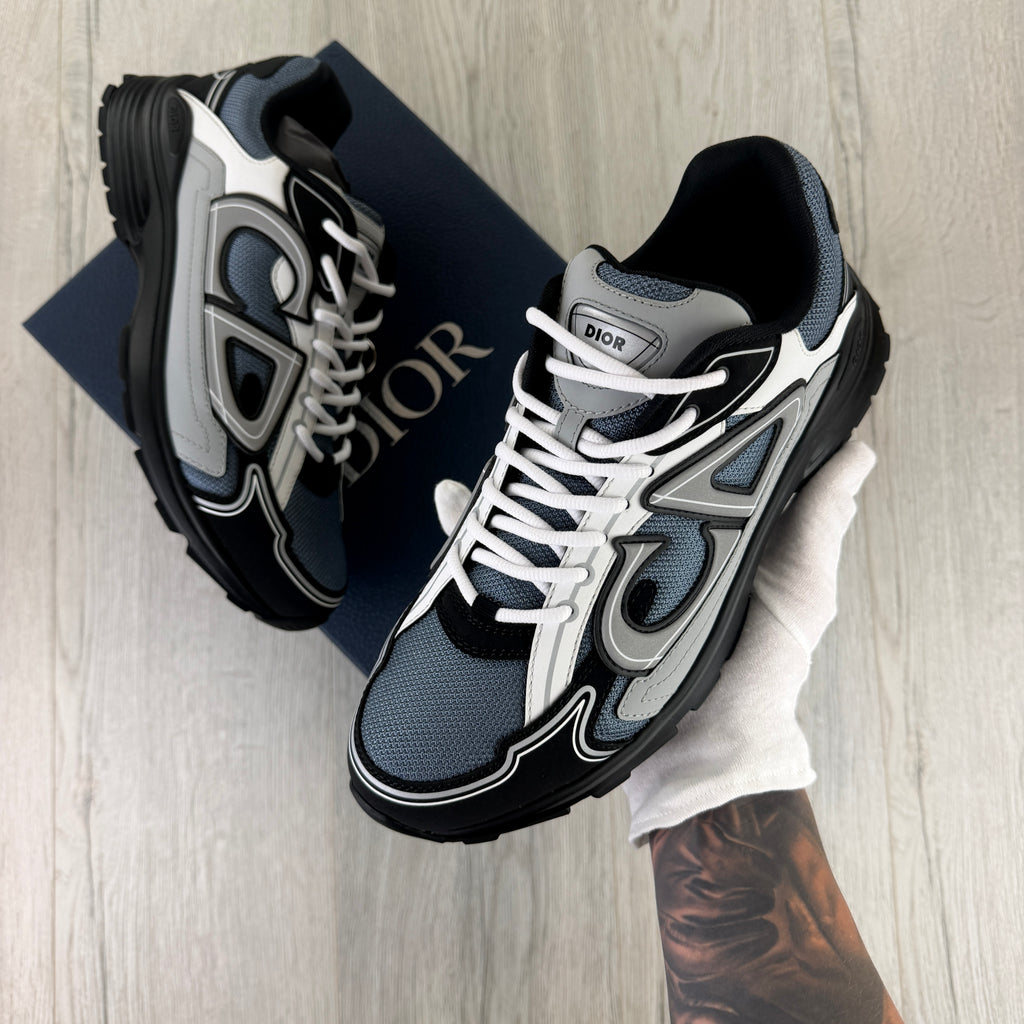 Dior B30 Men’s Blue Grey / White / Black Trainers - 44 (Uk 10)