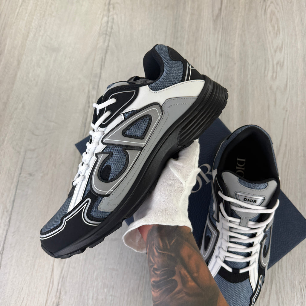 Dior B30 Men’s Blue Grey / White / Black Trainers - 44 (Uk 10)