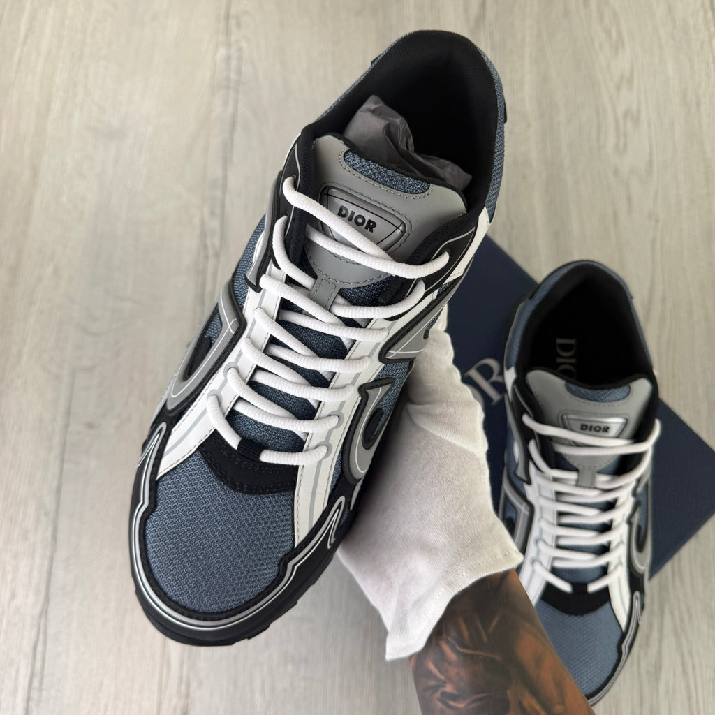Dior B30 Men’s Blue Grey / White / Black Trainers - 44 (Uk 10)