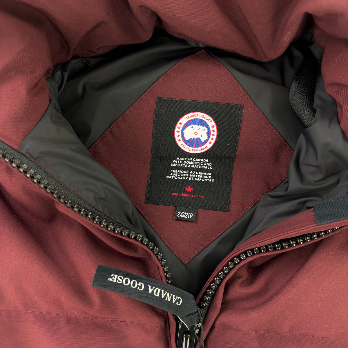 Canada Goose Women’s Burgundy Chelsea Parker Jacket - XXS
