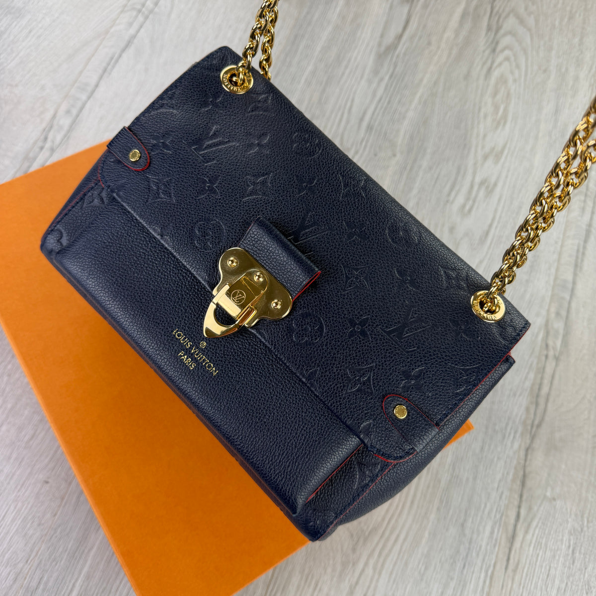 Louis Vuitton Women’s Navy / Red Vavin BB Monogram Bag