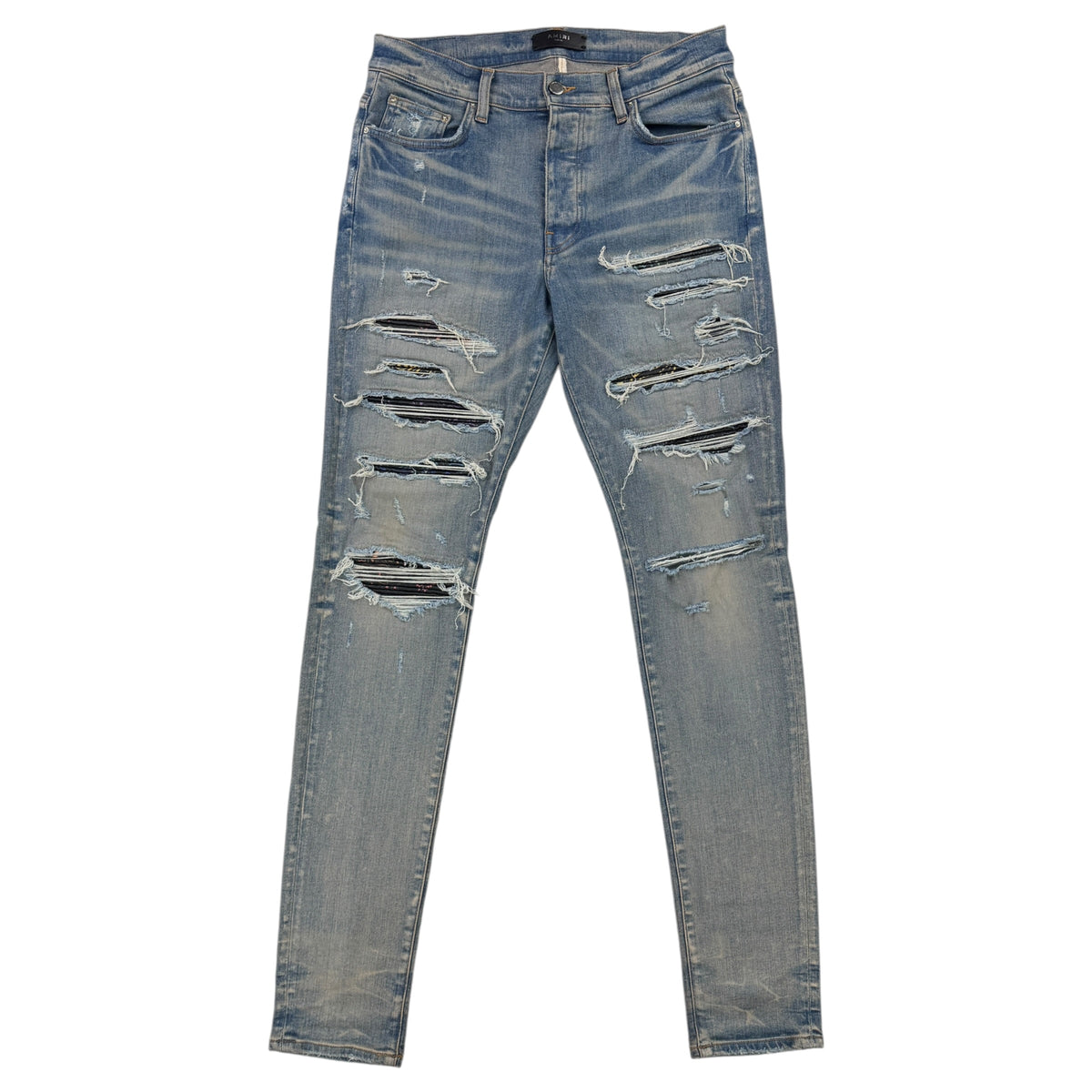 Amiri Men’s Light Blue Denim MX1 Jeans - Uk 33