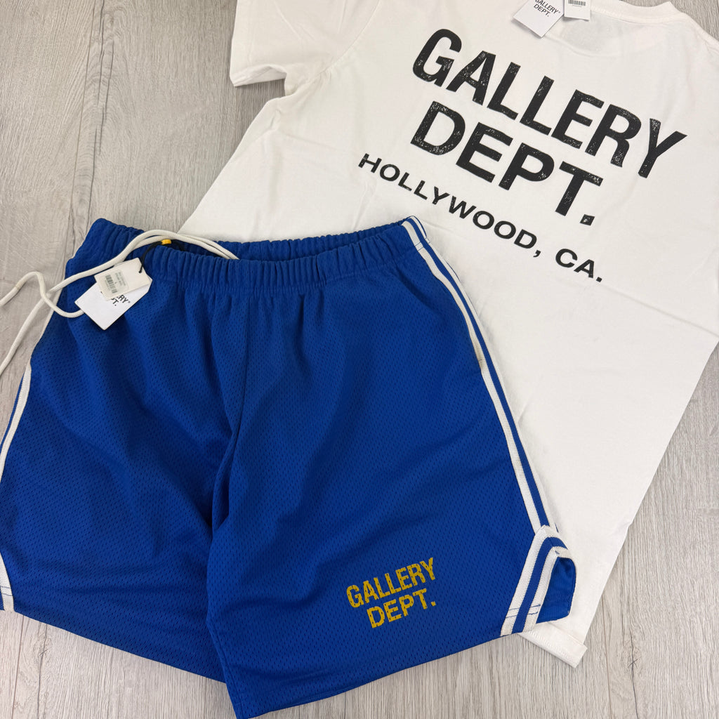 Gallery Dept Men’s White T-shirt & Shorts Set