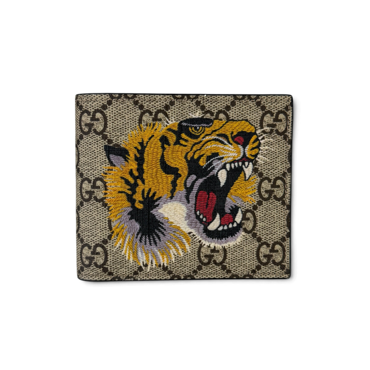 Gucci Men’s GG Supreme Tiger Wallet