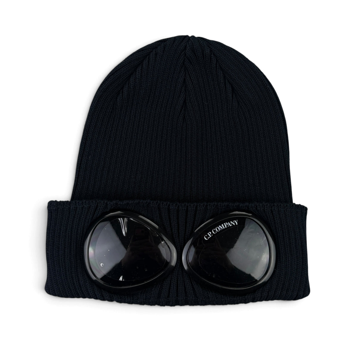CP Company Men’s Navy Goggle Beanie