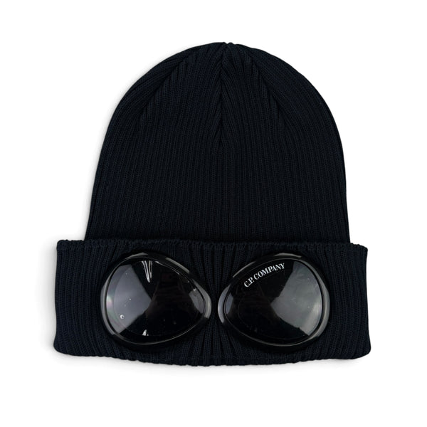 CP Company Men’s Navy Goggle Beanie