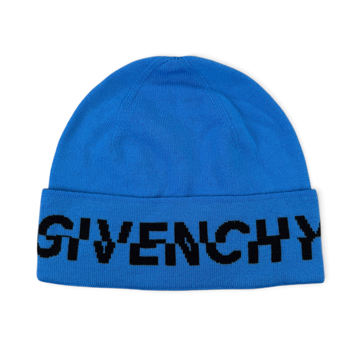 Givenchy Men’s Blue Wool Beanie