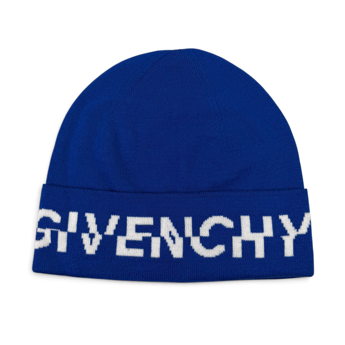 Givenchy Men’s Royal Blue Wool Beanie