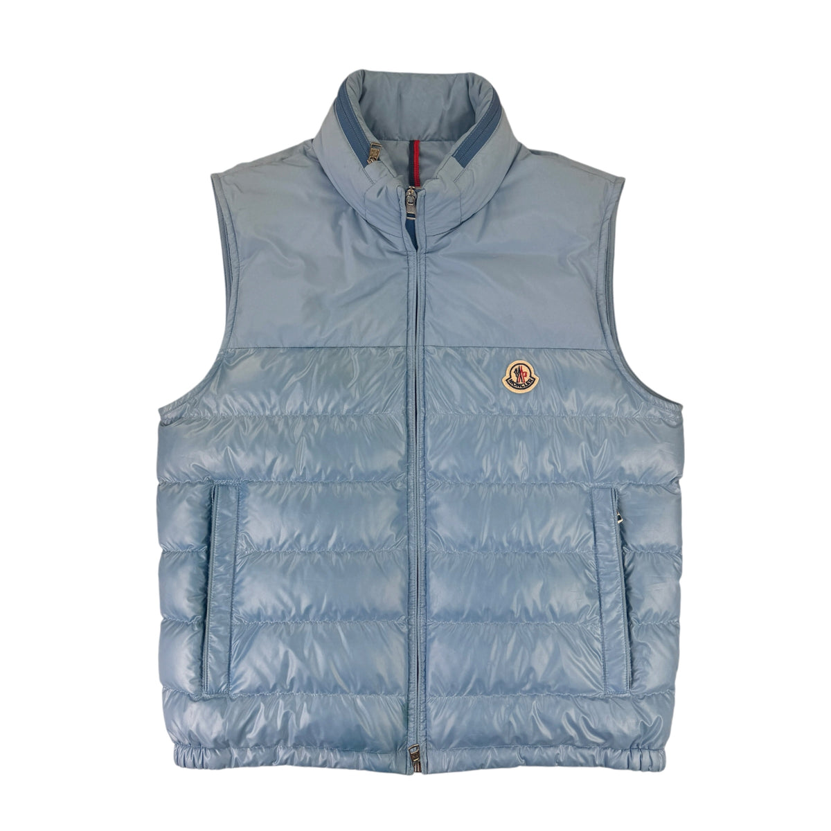 Moncler Men’s Baby Blue Gilet - Size 2