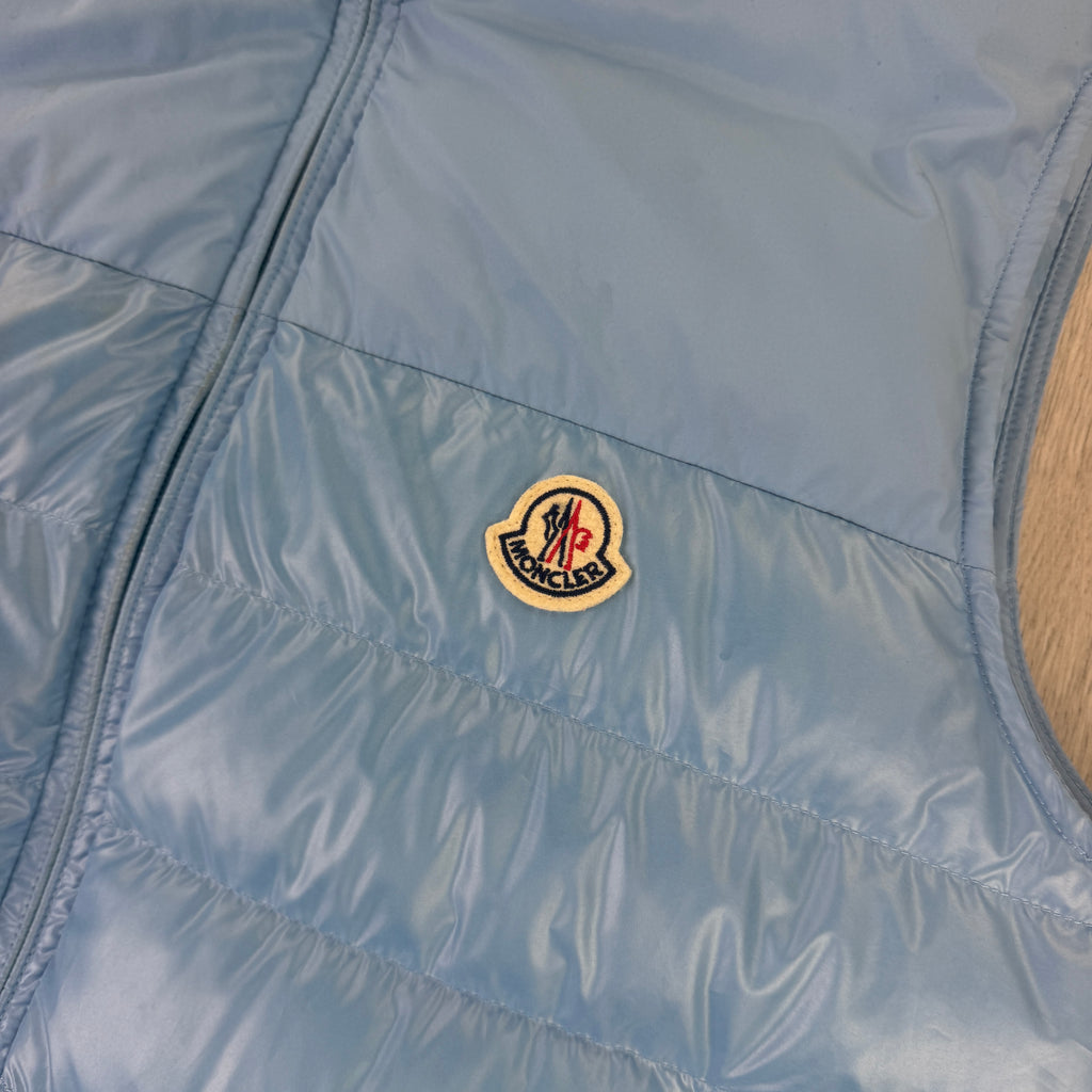Moncler Men’s Baby Blue Gilet - Size 2