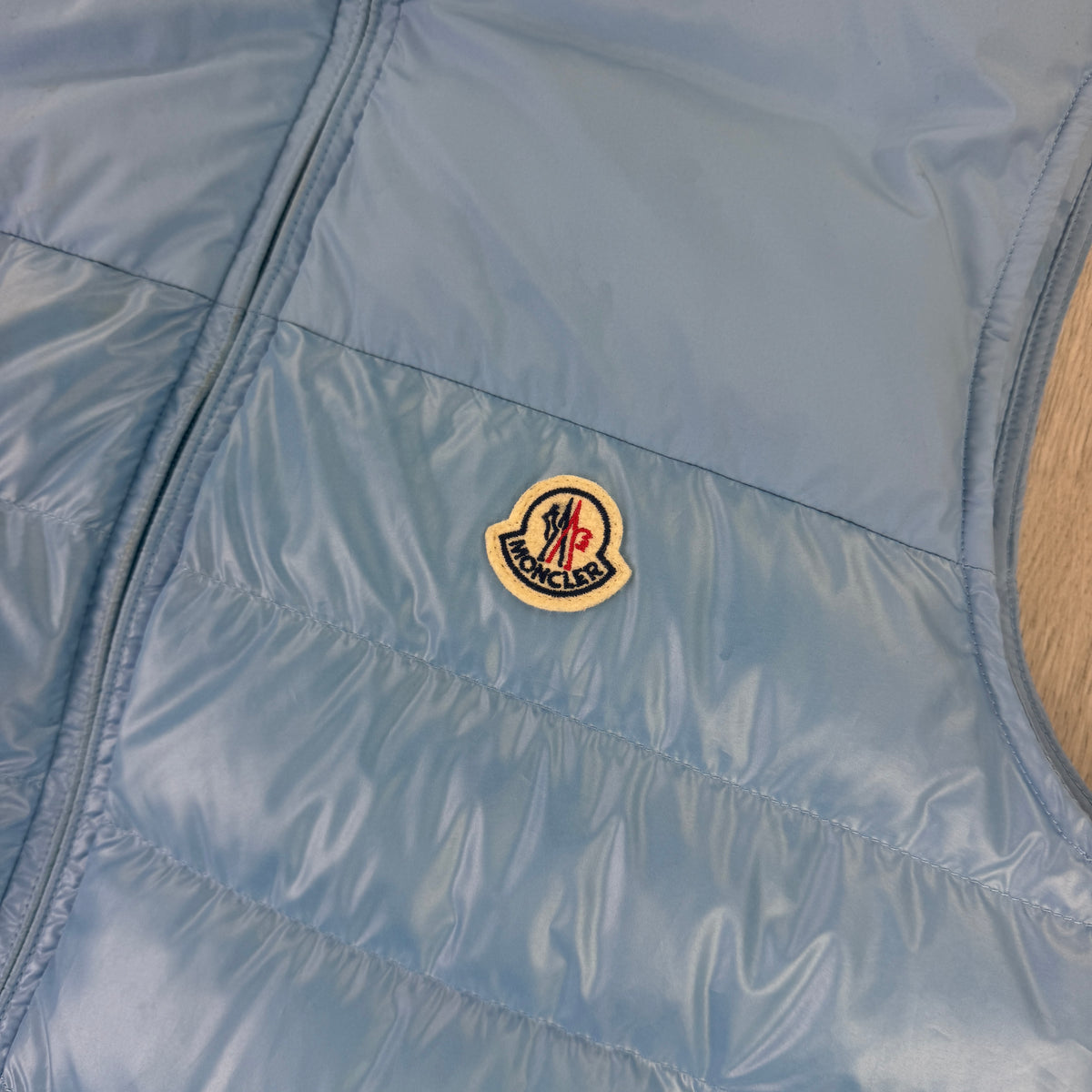 Moncler Men’s Baby Blue Gilet - Size 2