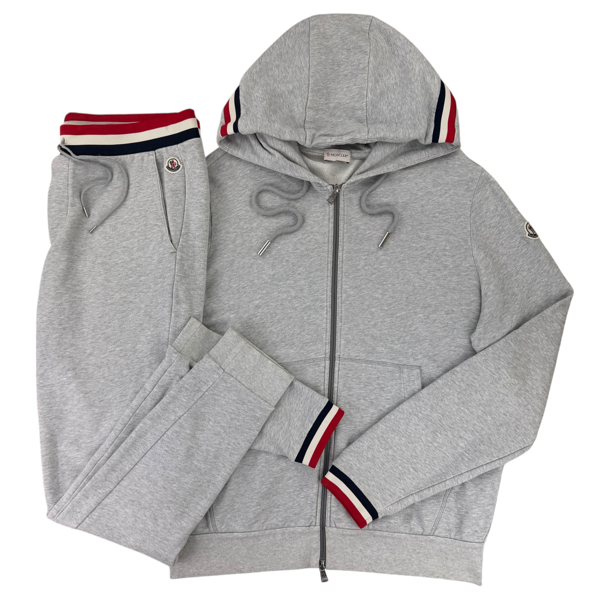 Moncler Men’s Grey Full Tracksuit - XL