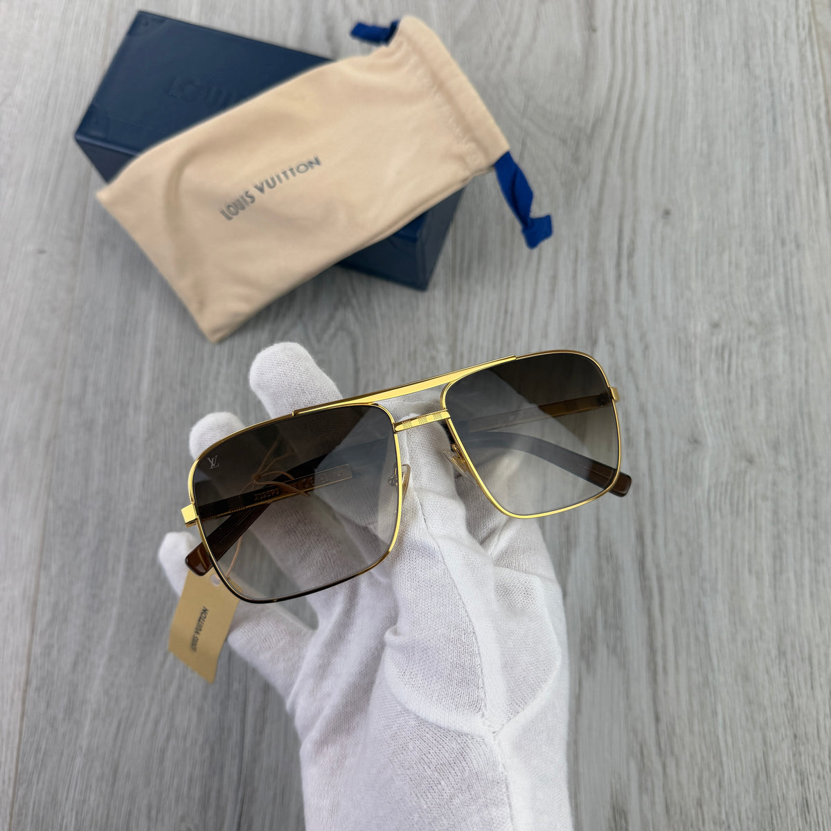 Louis Vuitton Men’s Gold Attitude Sunglasses