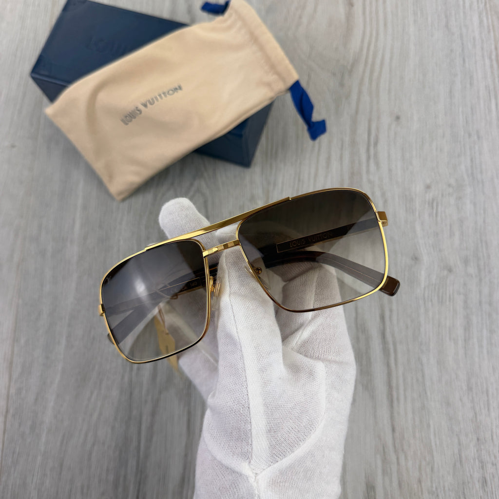 Louis Vuitton Men’s Gold Attitude Sunglasses