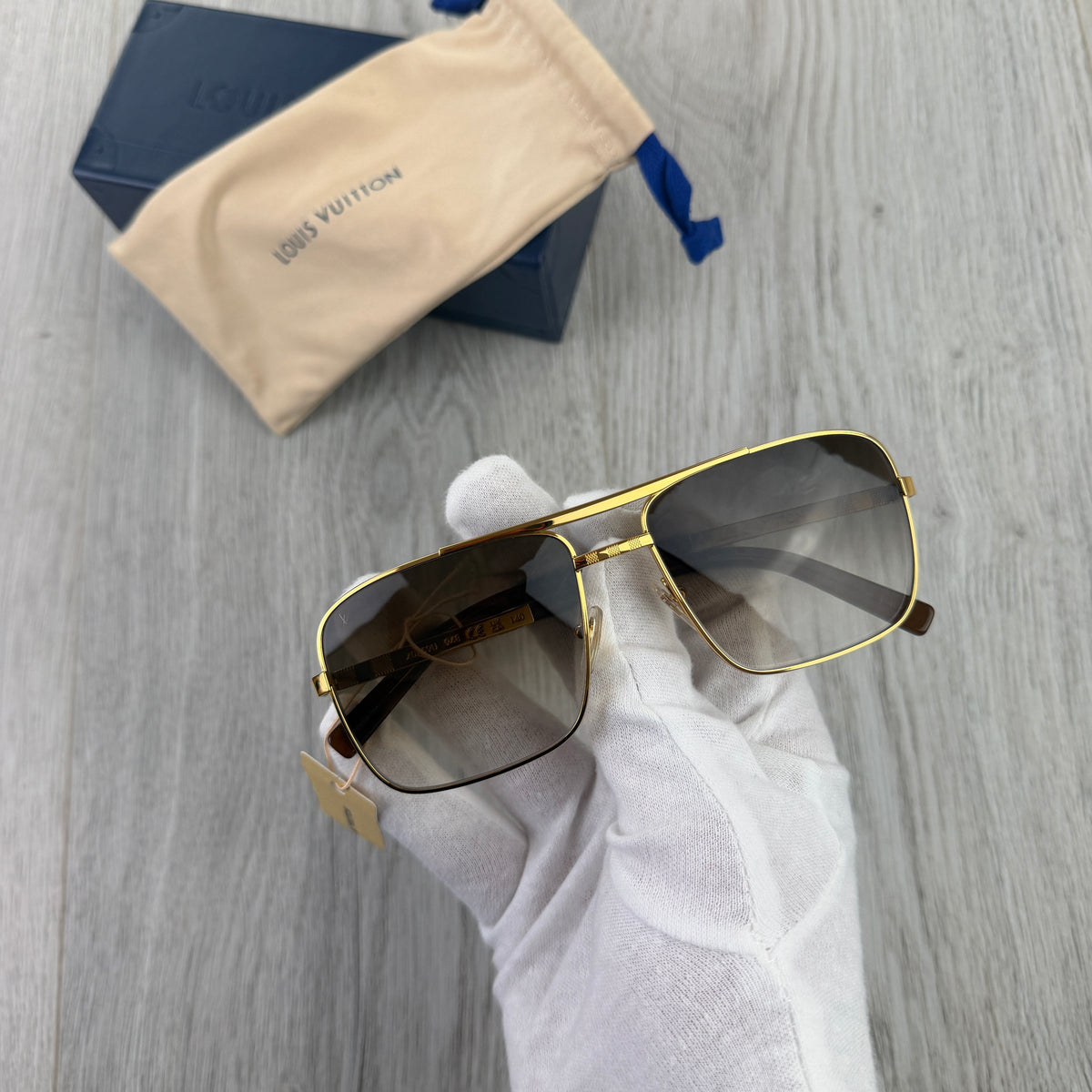 Louis Vuitton Men’s Gold Attitude Sunglasses