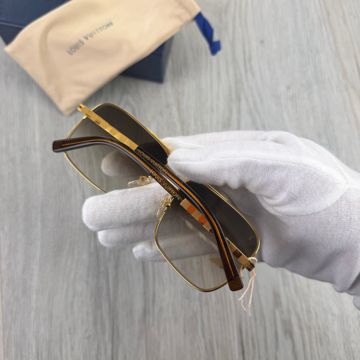 Louis Vuitton Men’s Gold Attitude Sunglasses