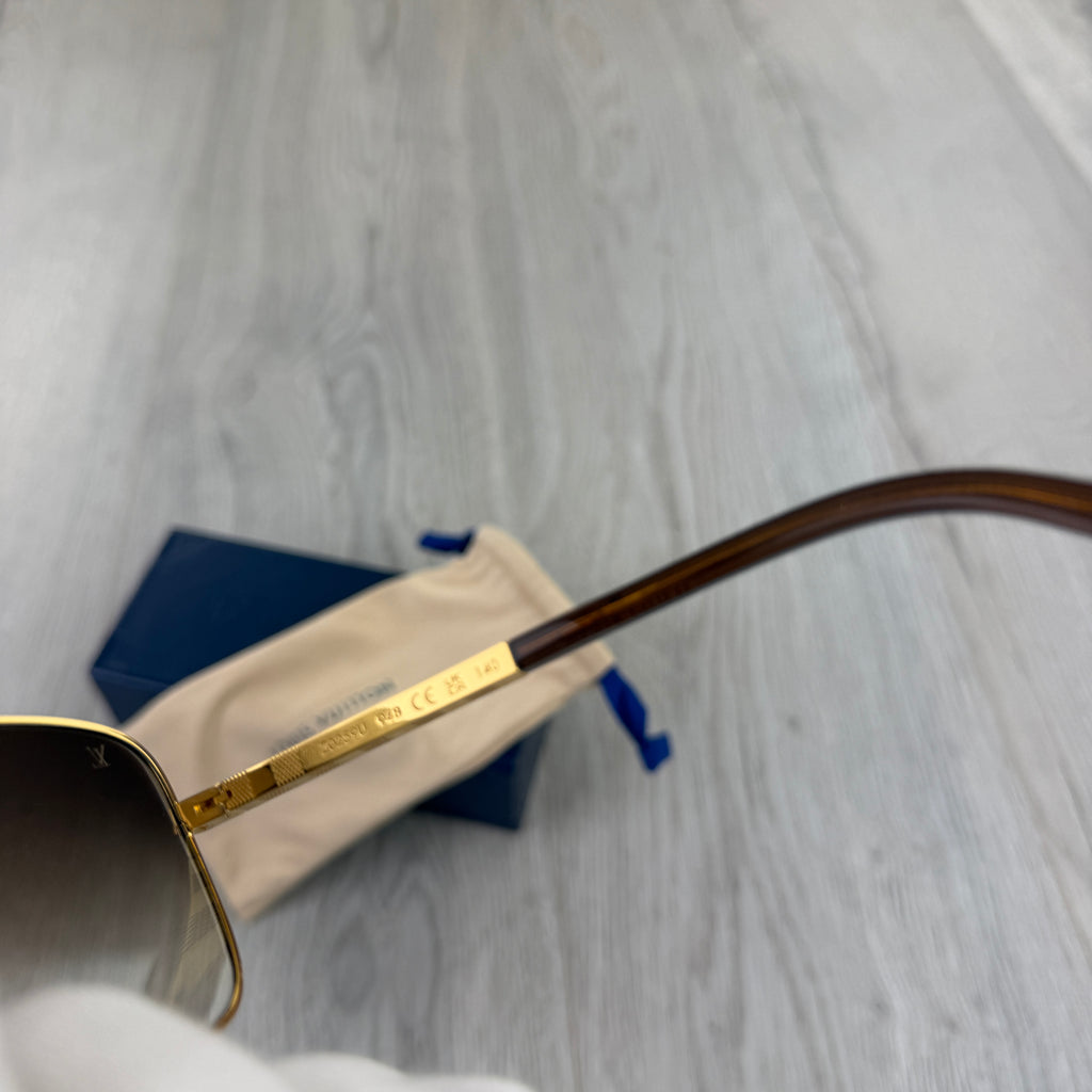 Louis Vuitton Men’s Gold Attitude Sunglasses