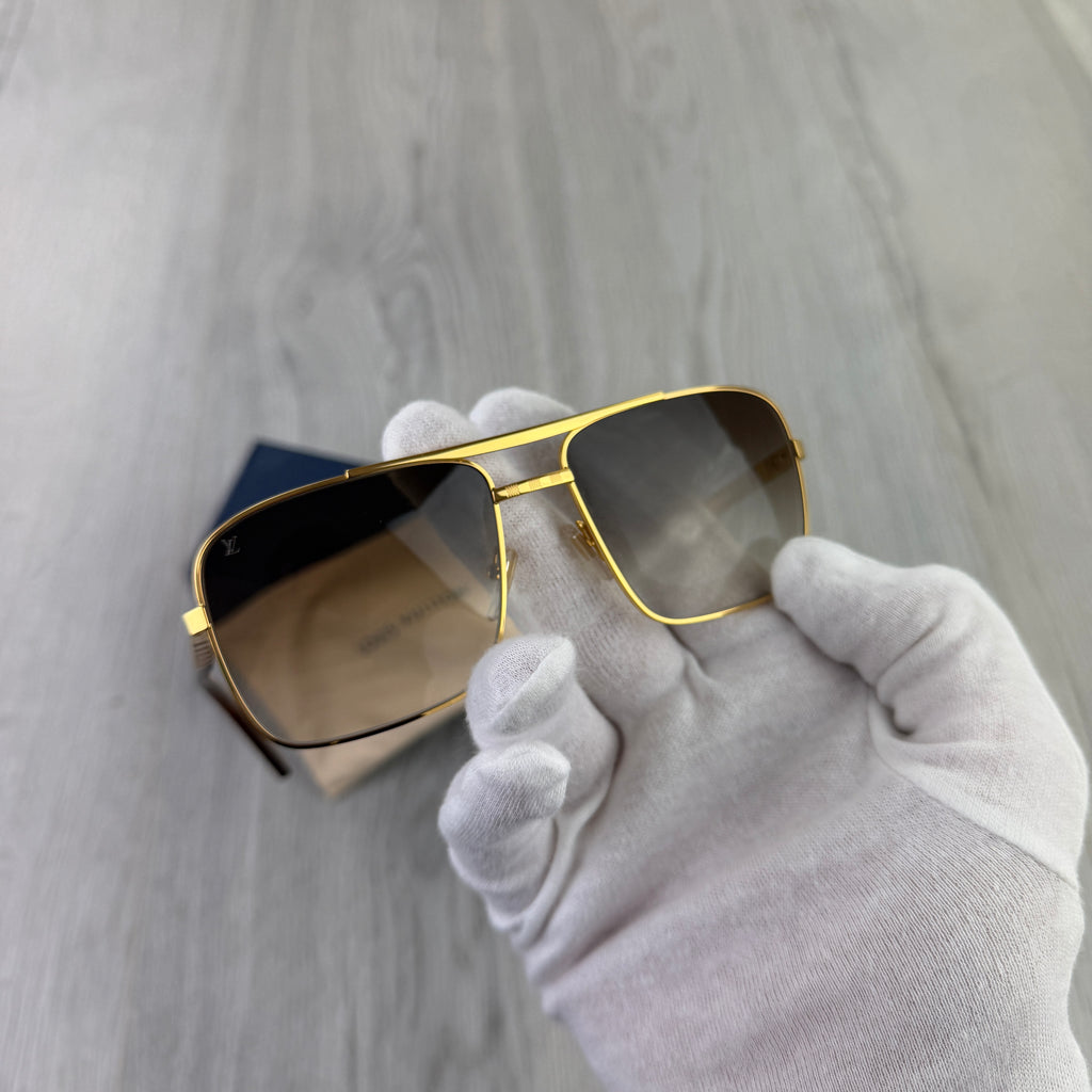 Louis Vuitton Men’s Gold Attitude Sunglasses
