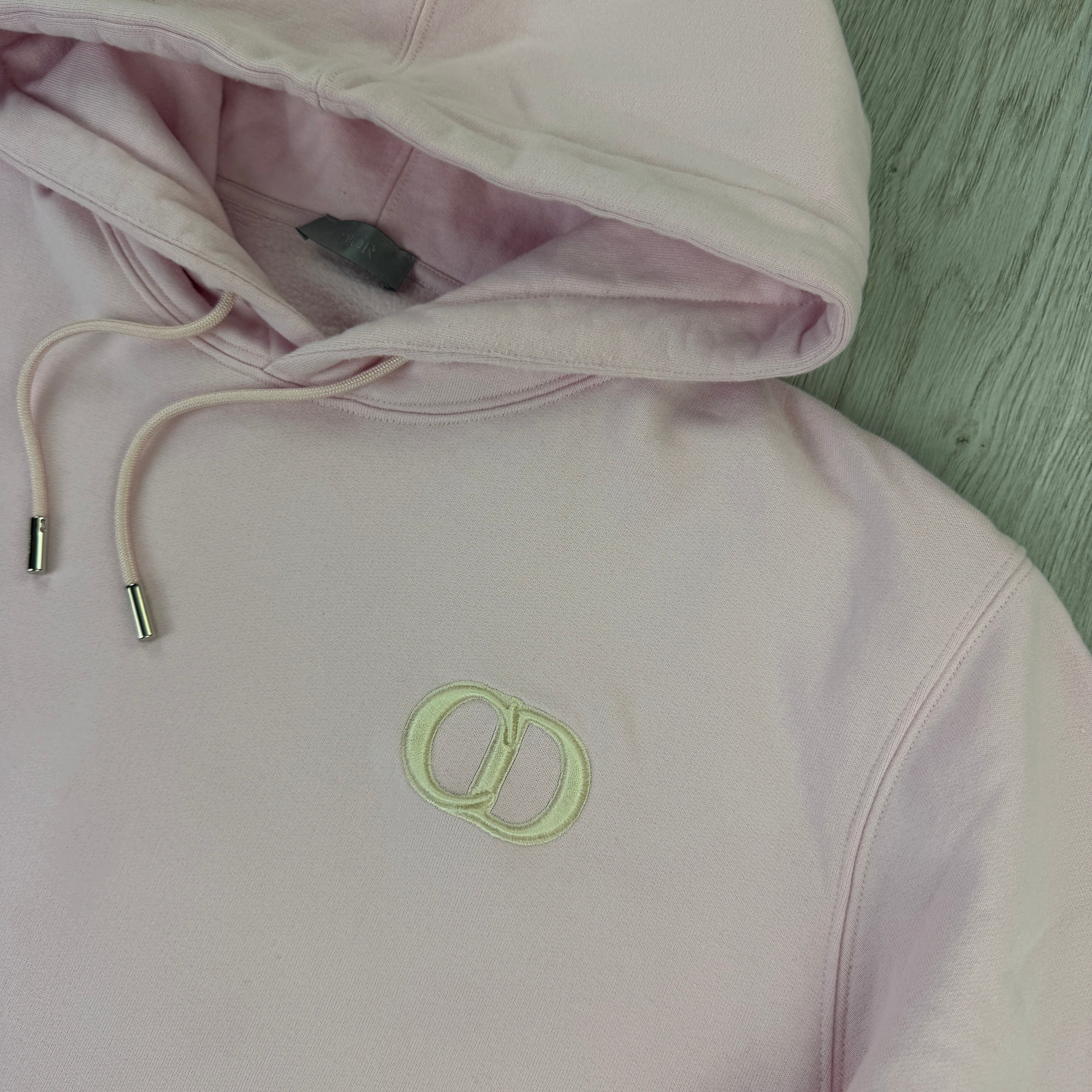 Dior Men’s Pink Pullover Hoodie - Large Fit