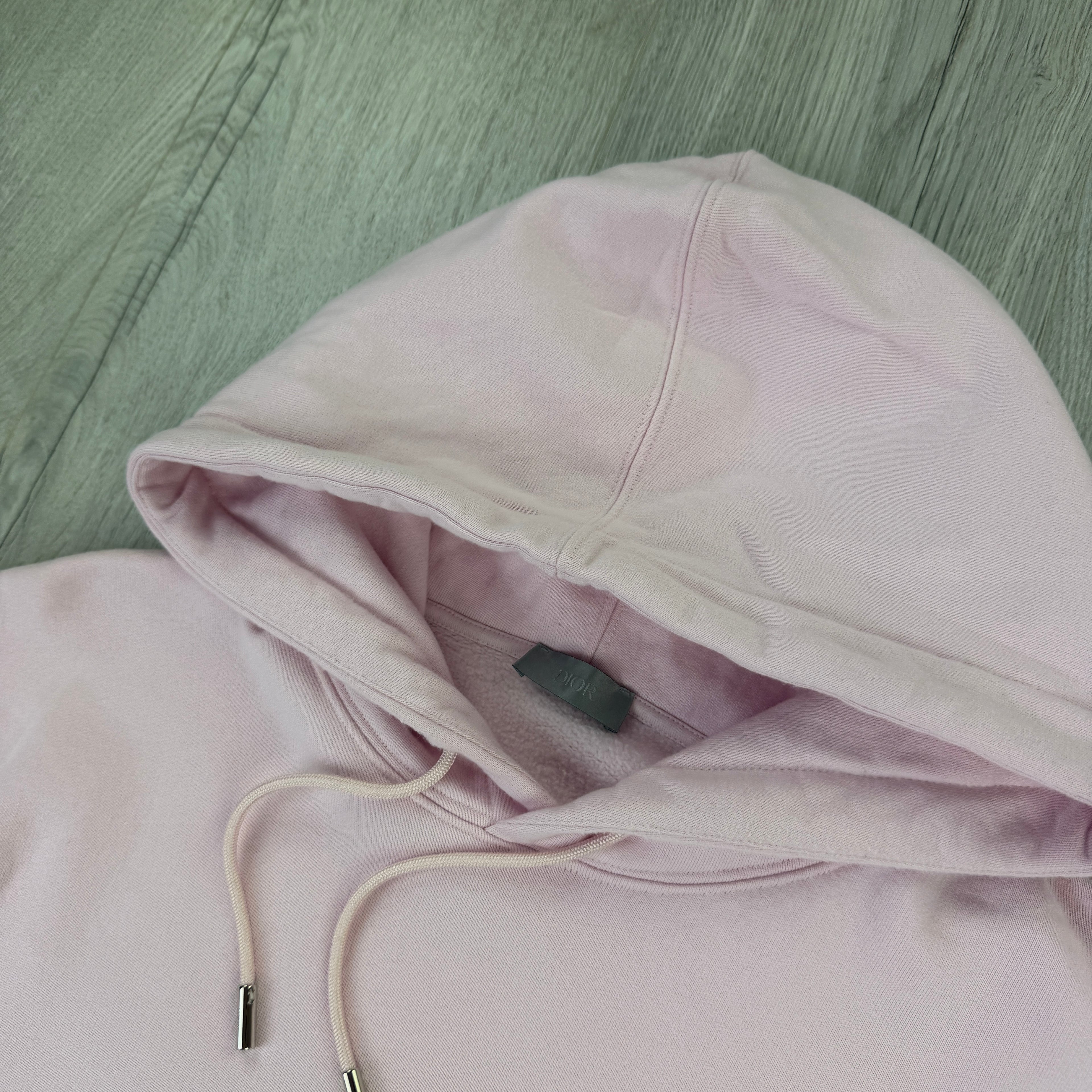 Dior Men’s Pink Pullover Hoodie - Large Fit
