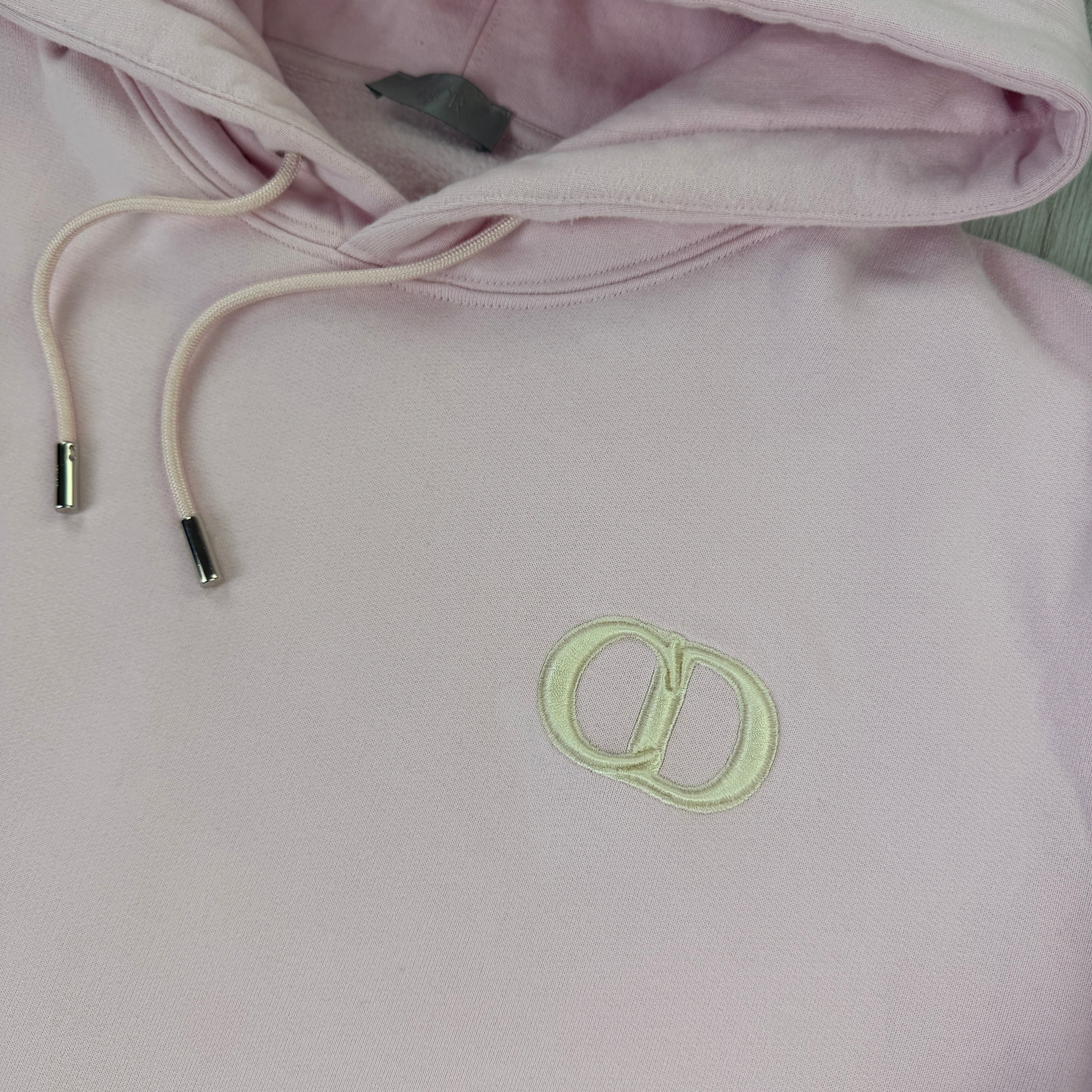 Dior Men’s Pink Pullover Hoodie - Large Fit