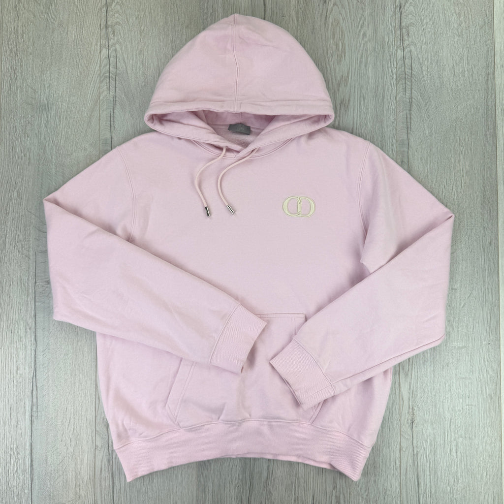 Dior Men’s Pink Pullover Hoodie - Large Fit