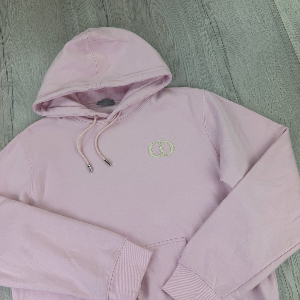 Dior Men’s Pink Pullover Hoodie - Large Fit