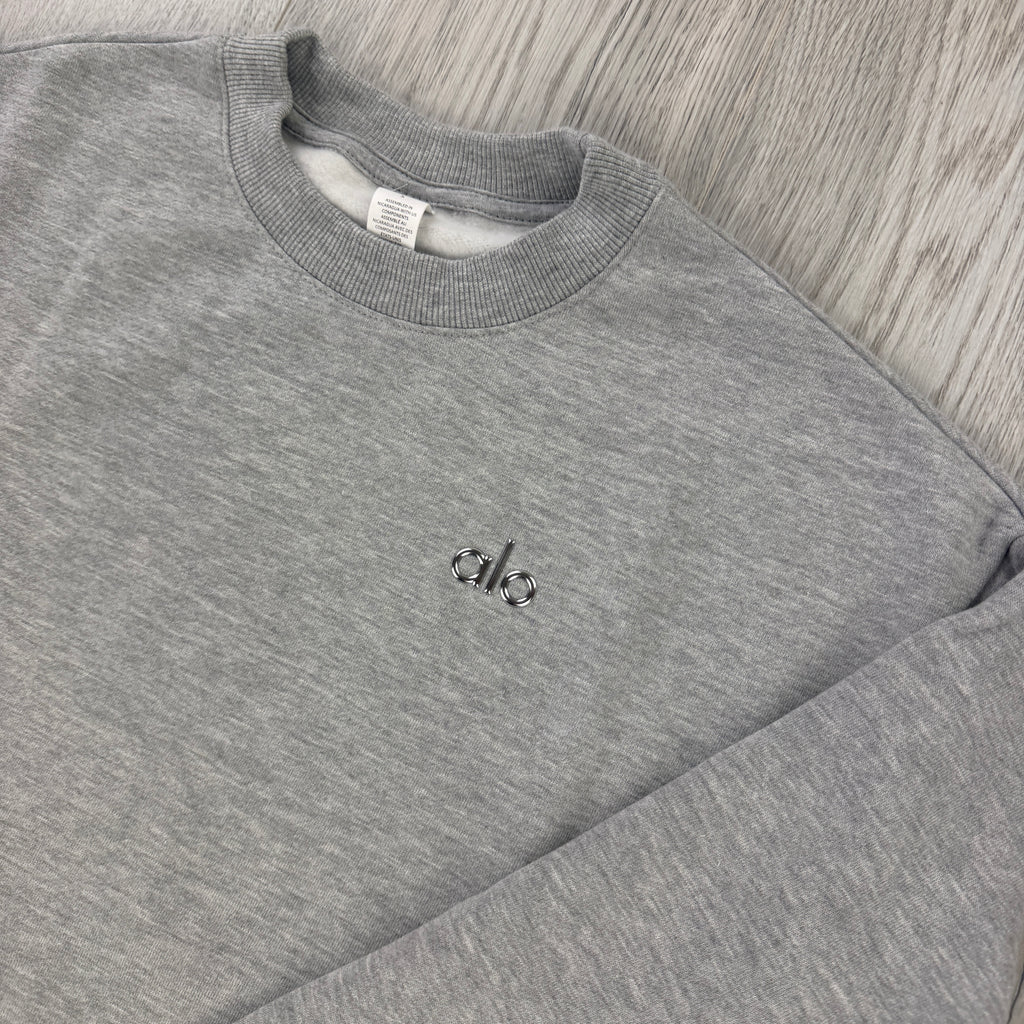 Alo Men’s Grey Crewneck Jumper