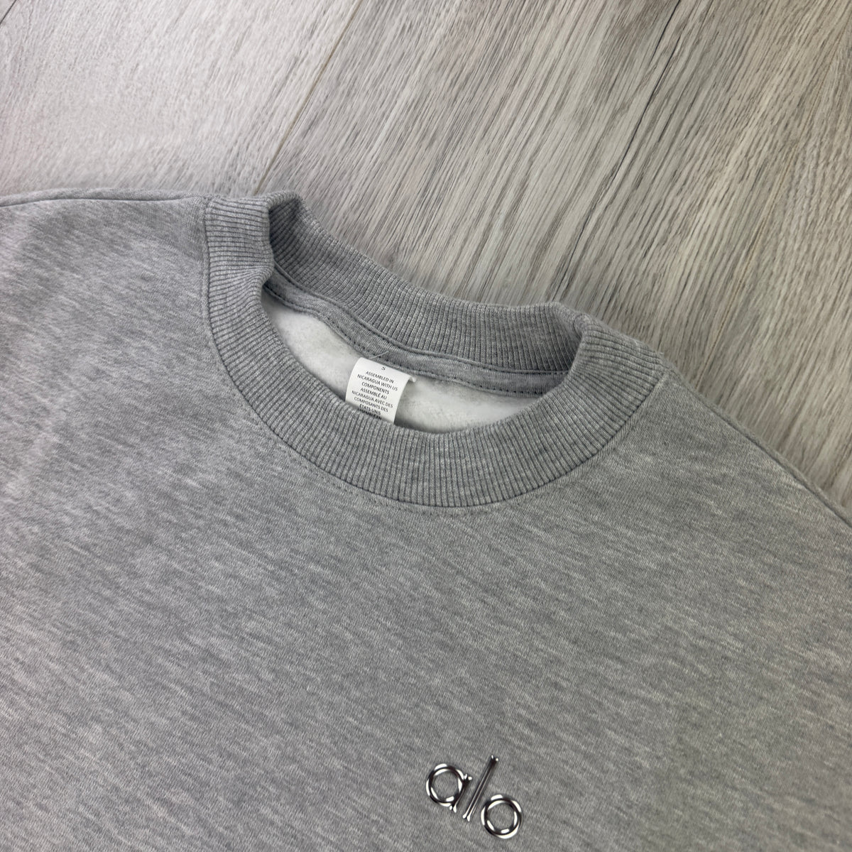 Alo Men’s Grey Crewneck Jumper