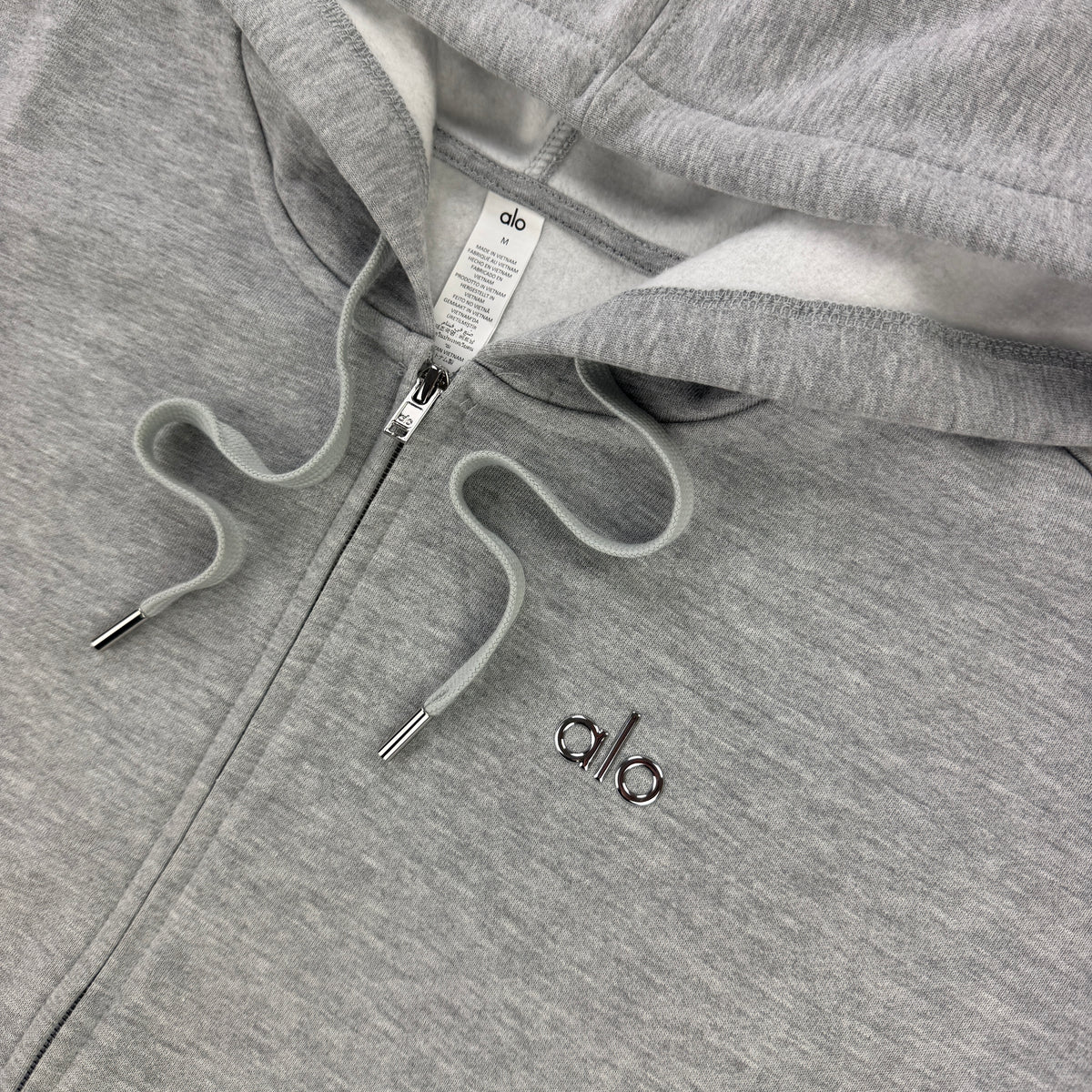 Alo Men’s Grey Zip Up Hoodie