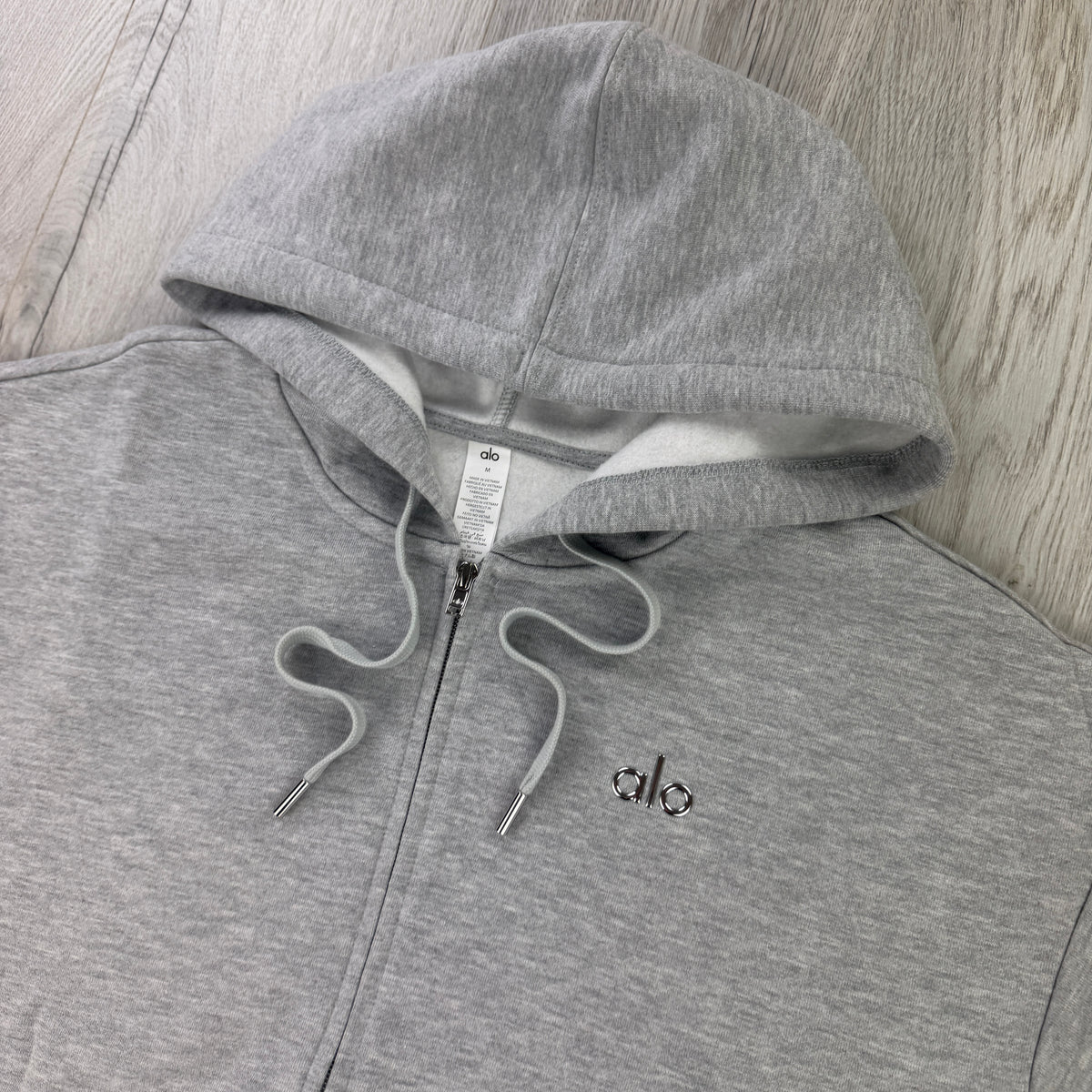 Alo Men’s Grey Zip Up Hoodie