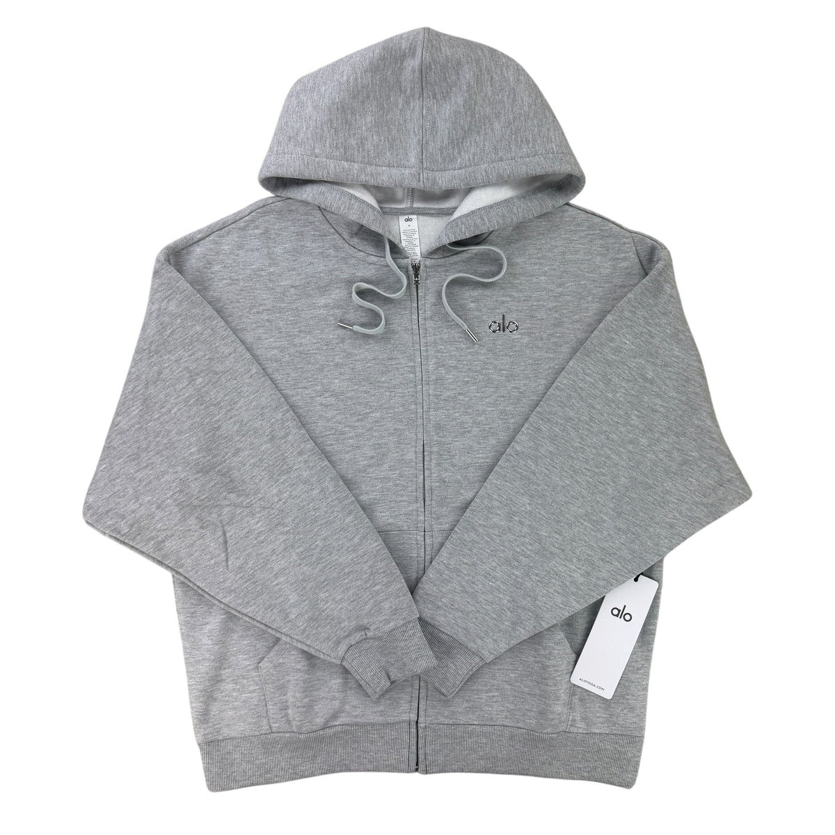Alo Men’s Grey Zip Up Hoodie